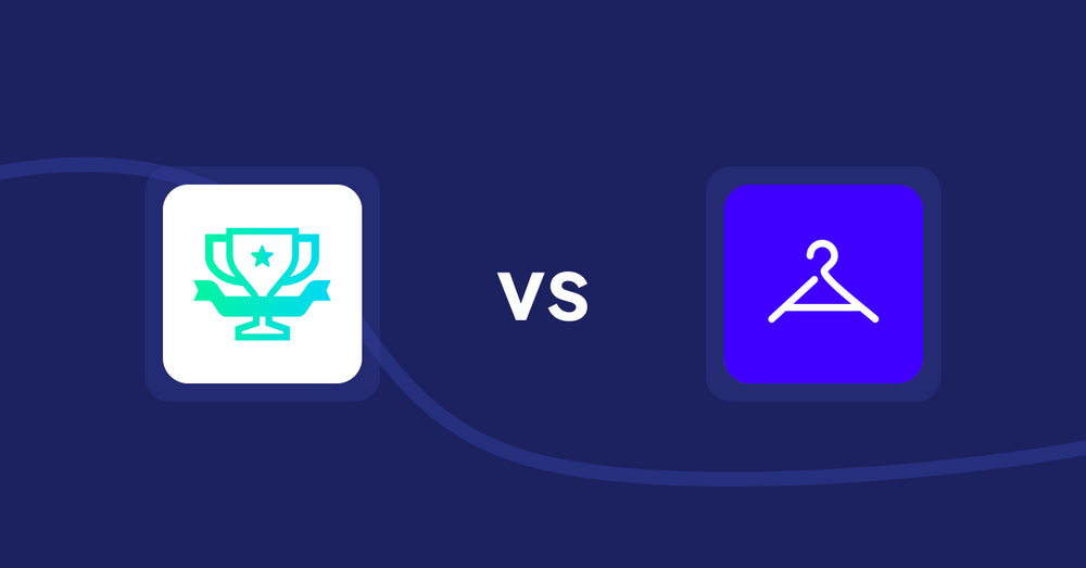 Shopify Product Display Apps: らくらくランキング表示アプリ｜リテリア Ranking vs. Aiuta