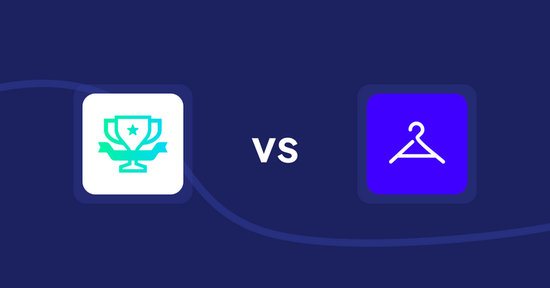 Shopify Product Display Apps: らくらくランキング表示アプリ｜リテリア Ranking vs. Aiuta