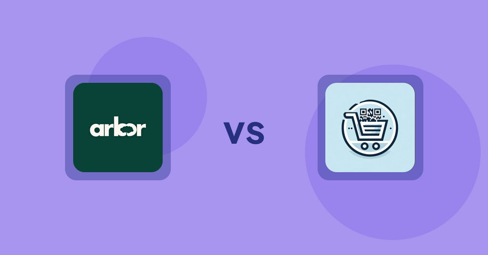 Shopify Product Display Apps: Arbor ― Carbon Transparency vs QR Cartify