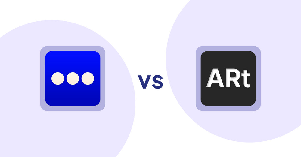 Shopify Product Display Apps: Vario ‑ Variation Swatches vs Wall Art Viewer AR