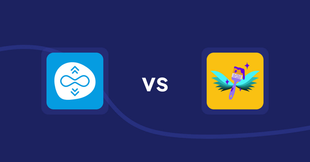 Shopify Product Display Apps: Scroll Freely: Infinite Scroll vs Badgfly ‑ Product Personalizer