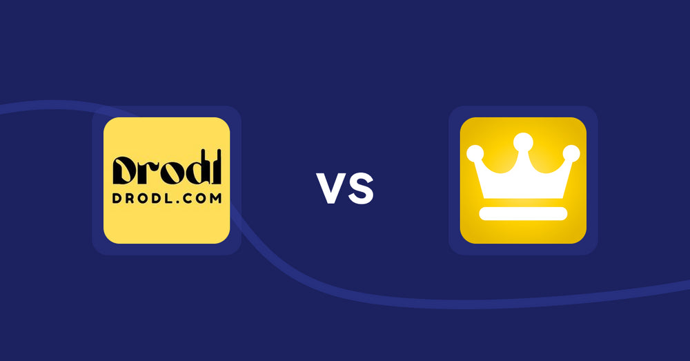 Shopify Product Display Apps: Drodl: Hide SoldOut Products vs Awesome Ranking