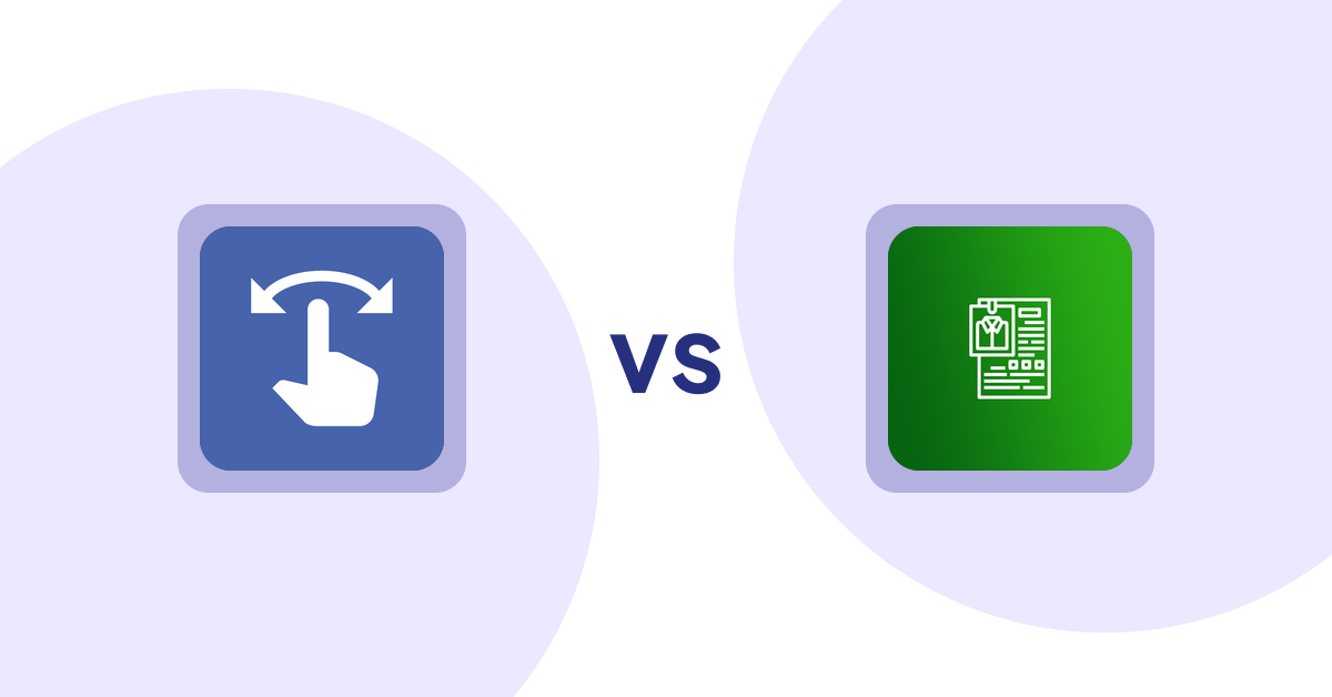 Shopify Product Display Apps: HypeSwipe: Swipes to Sales vs OC Product Size Chart