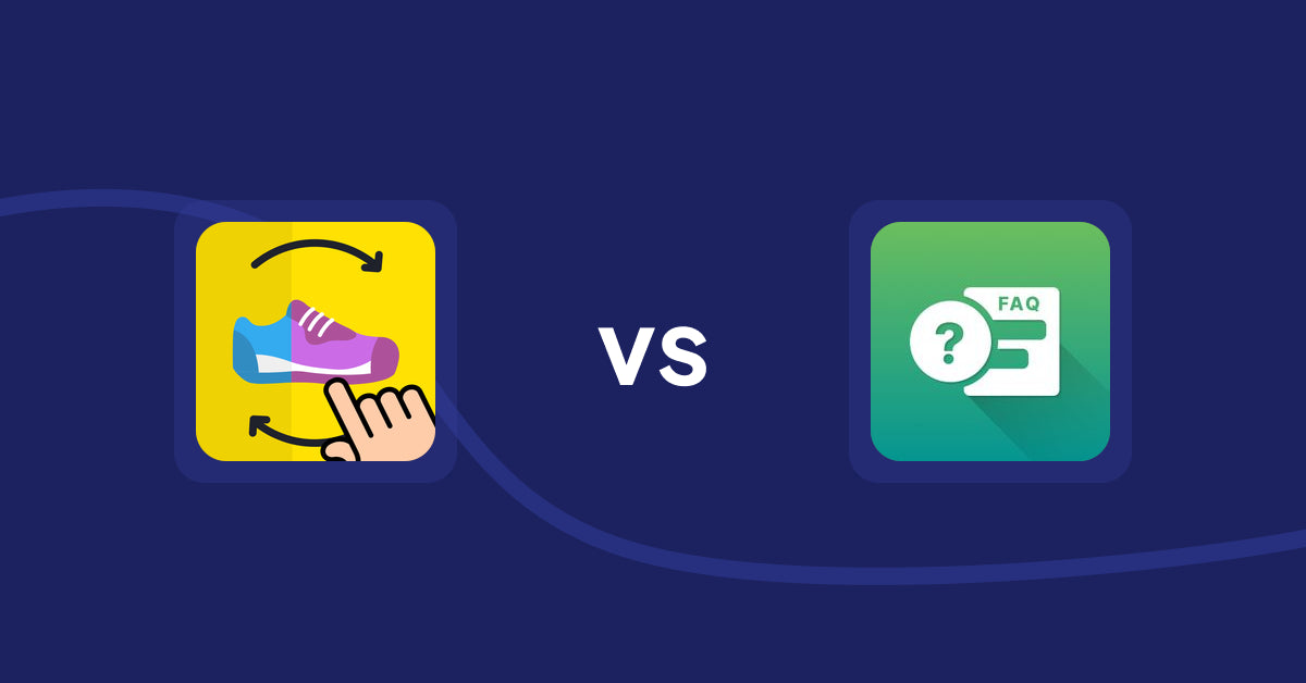 Shopify Product Display Apps: GG Quick View & Hover Slider vs FAQ Expert: Product FAQ
