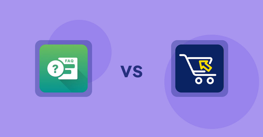 Shopify Product Display Apps: FAQ Expert: Product FAQ vs Swift B2B Cart / CSV Upload