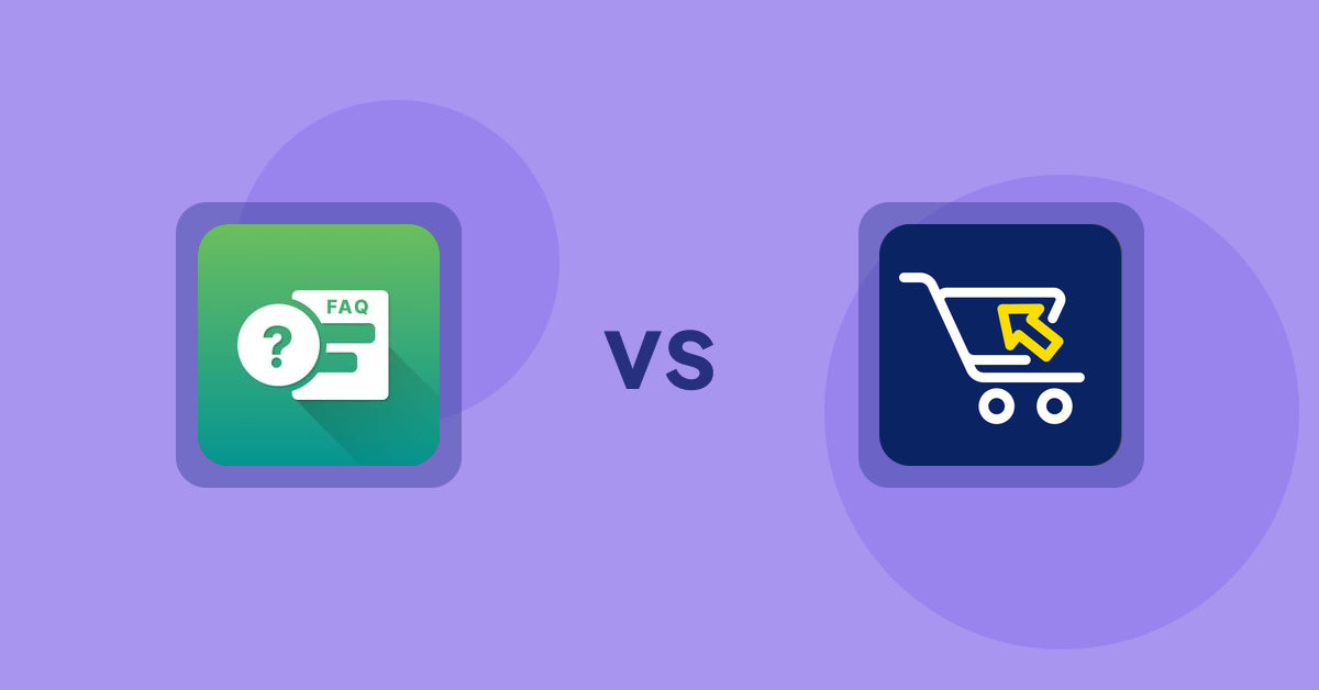 Shopify Product Display Apps: FAQ Expert: Product FAQ vs Swift B2B Cart / CSV Upload