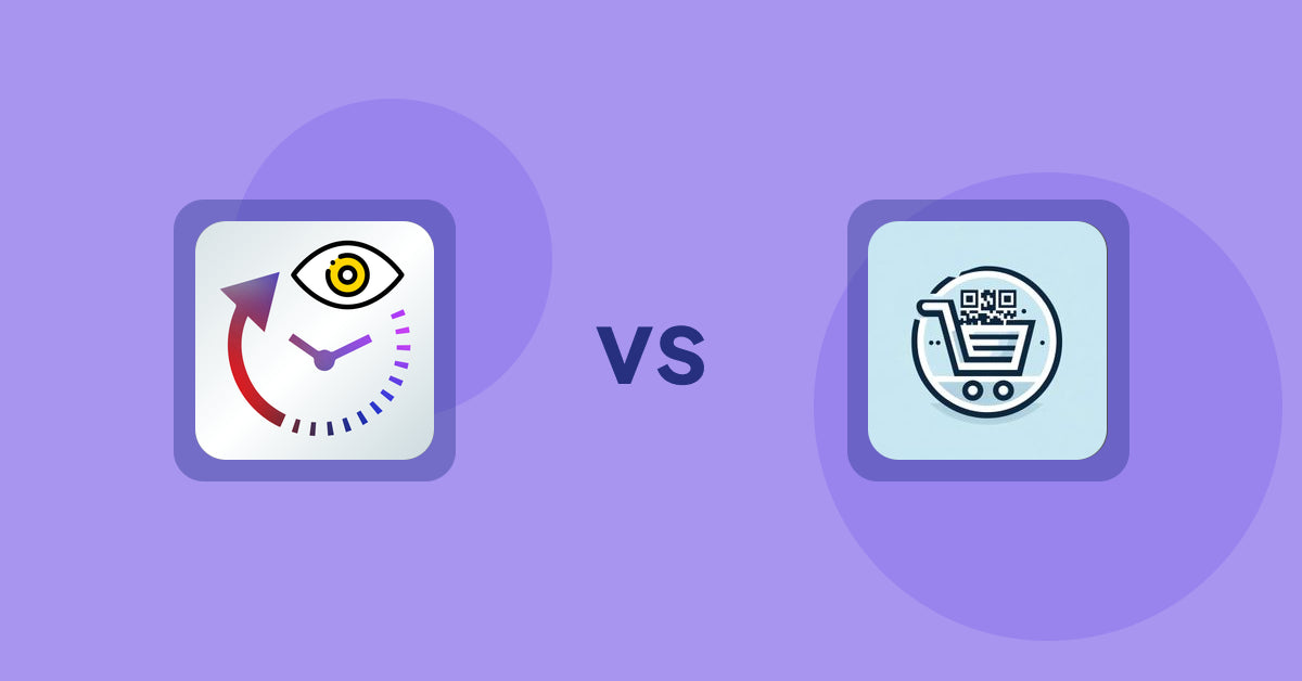 Shopify Product Display Apps: JustViewed ‑ Recently Products vs QR Cartify