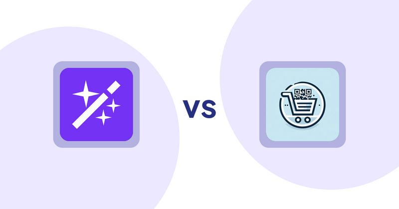 Shopify Product Display Apps: Magi ‑ AI Write Description vs QR Cartify