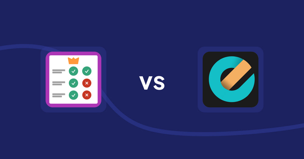 Shopify Product Display Apps: Pretty Comparison Tables vs. Price Calculator by Dimensions