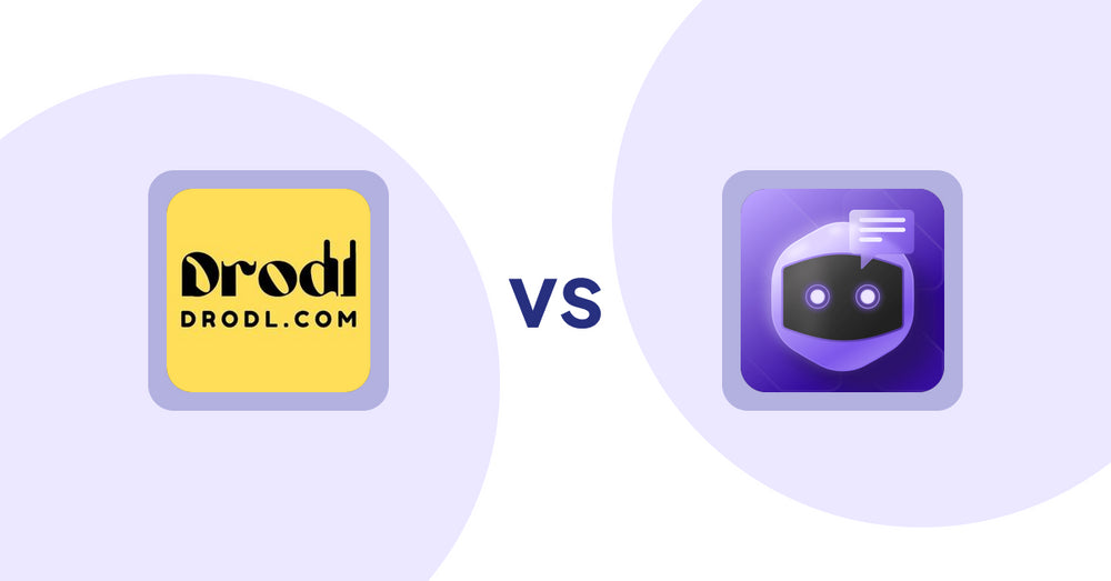 Shopify Product Display Apps: Drodl: Hide SoldOut Products vs ChatGPT AI Content Generator
