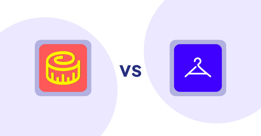 Shopify Product Display Apps: Snake Size Chart & Size Guide vs Aiuta