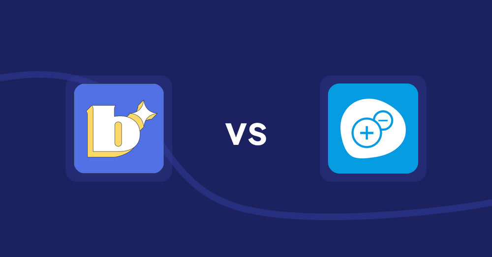 Shopify Product Display Apps: Because: CRO + Personalization vs Extendons Quantity Selector