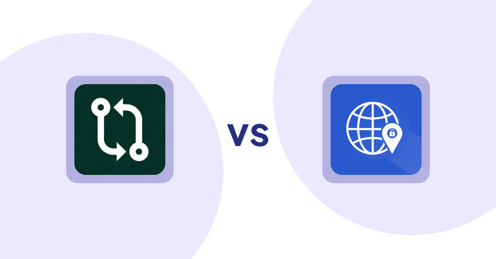 Shopify Product Display Apps: Compareder ‑ Product Compare vs Addify ‑ Country Restrictions