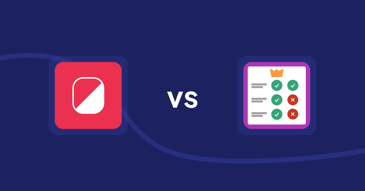 Shopify Product Display Apps: Poloriz ‑ Shoppable Stories vs Pretty Comparison Tables