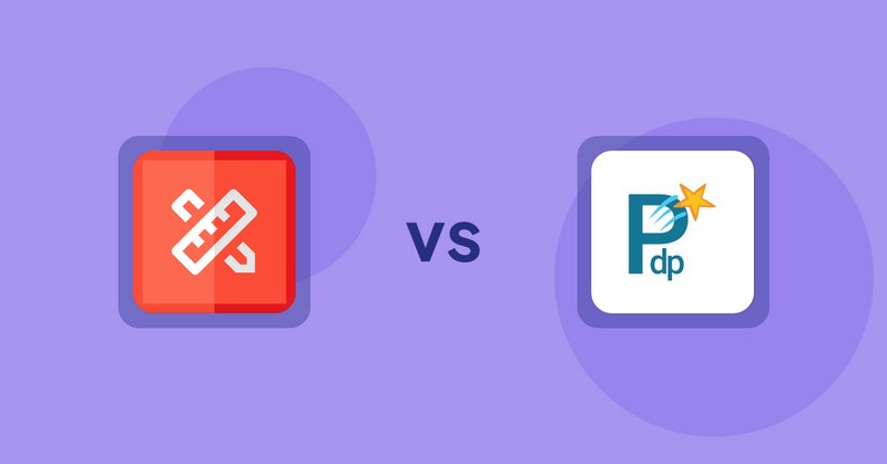 Shopify Product Display Apps: RT: Size Chart, Size Guide vs PDP Star