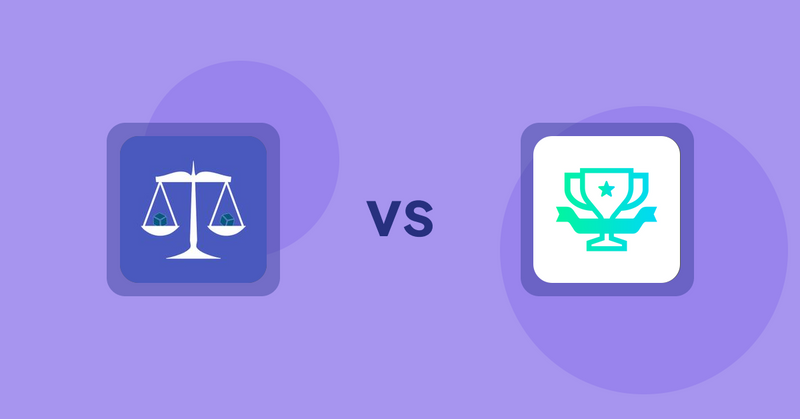 Shopify Product Display Apps: Equate ‑ Product Compare vs らくらくランキング表示アプリ｜リテリア Ranking