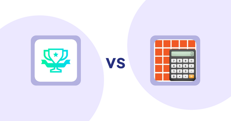 Shopify Product Display Apps: らくらくランキング表示アプリ｜リテリア Ranking vs DIY Quantity Calculator