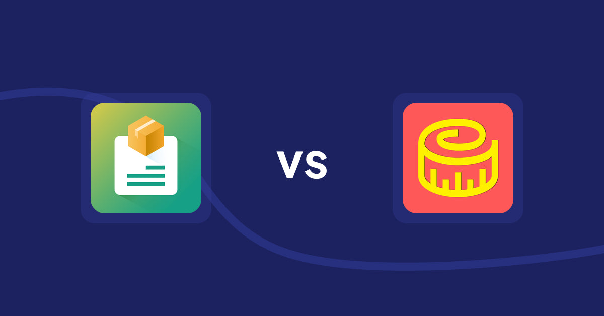 Shopify Product Display Apps: Product Descriptions by AMP vs. Snake Size Chart & Size Guide