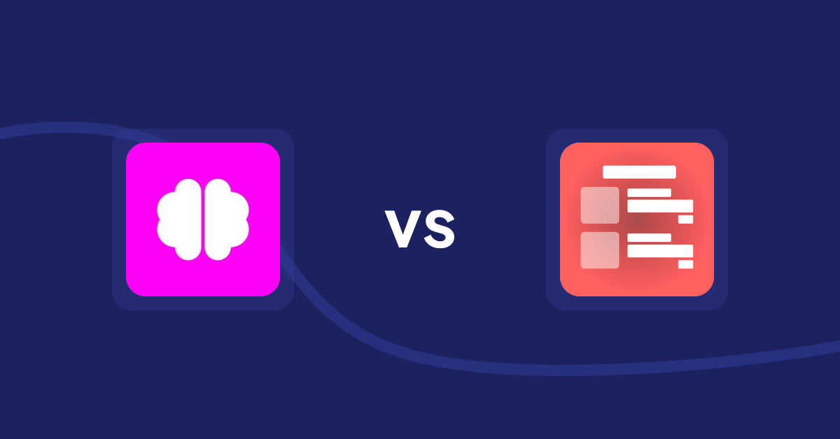 Shopify Product Display Apps: Brainy: AI SEO & Content Boost vs Menulog