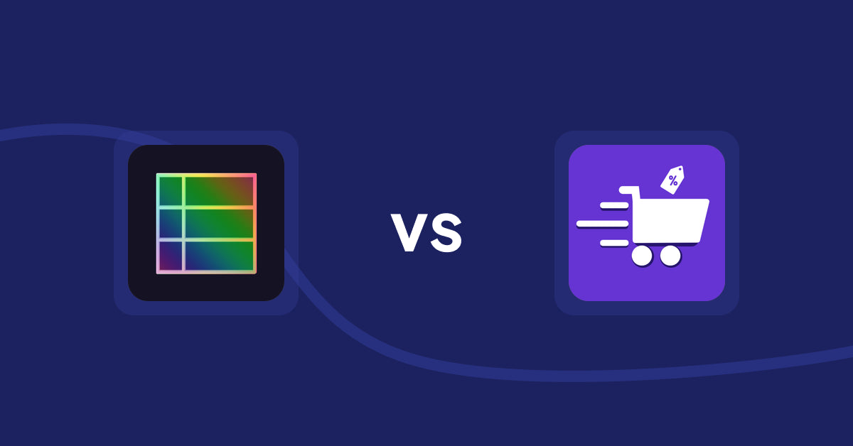 Shopify Product Display Apps: TableFlow Specification Table vs. Cypher Bulk Order Page & Price