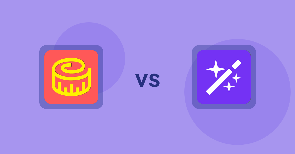 Shopify Product Display Apps: Snake Size Chart & Size Guide vs Magi ‑ AI Write Description