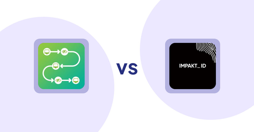 Shopify Product Display Apps: Unpublish Sold Outs CldmApps vs IMPAKT ID: fashion CO2 tracker