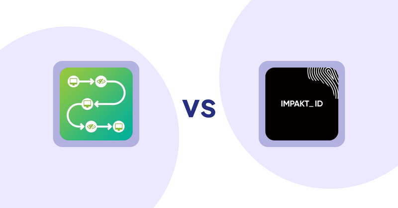 Shopify Product Display Apps: Unpublish Sold Outs CldmApps vs IMPAKT ID: fashion CO2 tracker