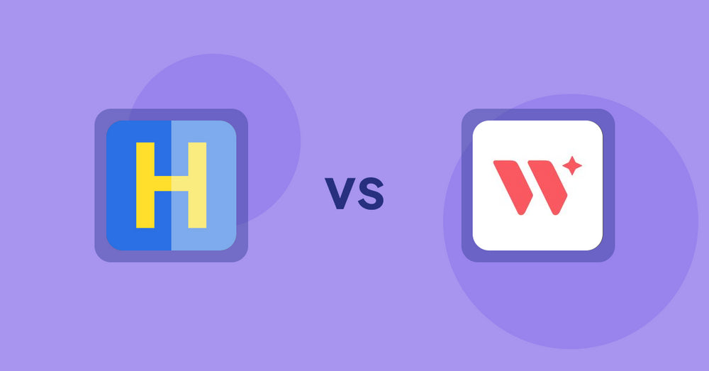 Shopify Product Display Apps: HiVar: Hide Sold Out Variants vs. Wizart Visualizer