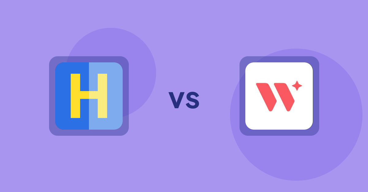 Shopify Product Display Apps: HiVar: Hide Sold Out Variants vs. Wizart Visualizer