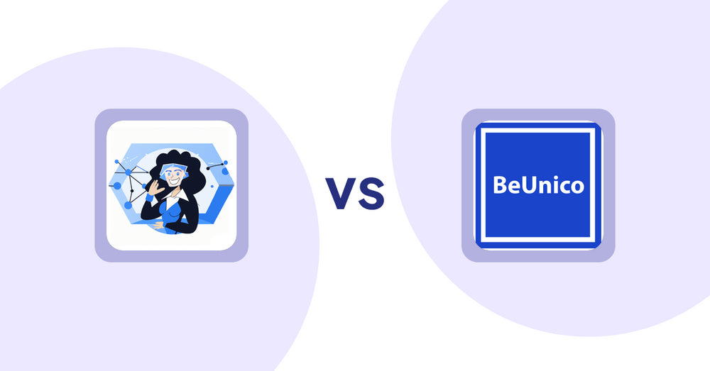 Shopify Product Display Apps: Eva AI: Optimize Descriptions vs. BeUnico
