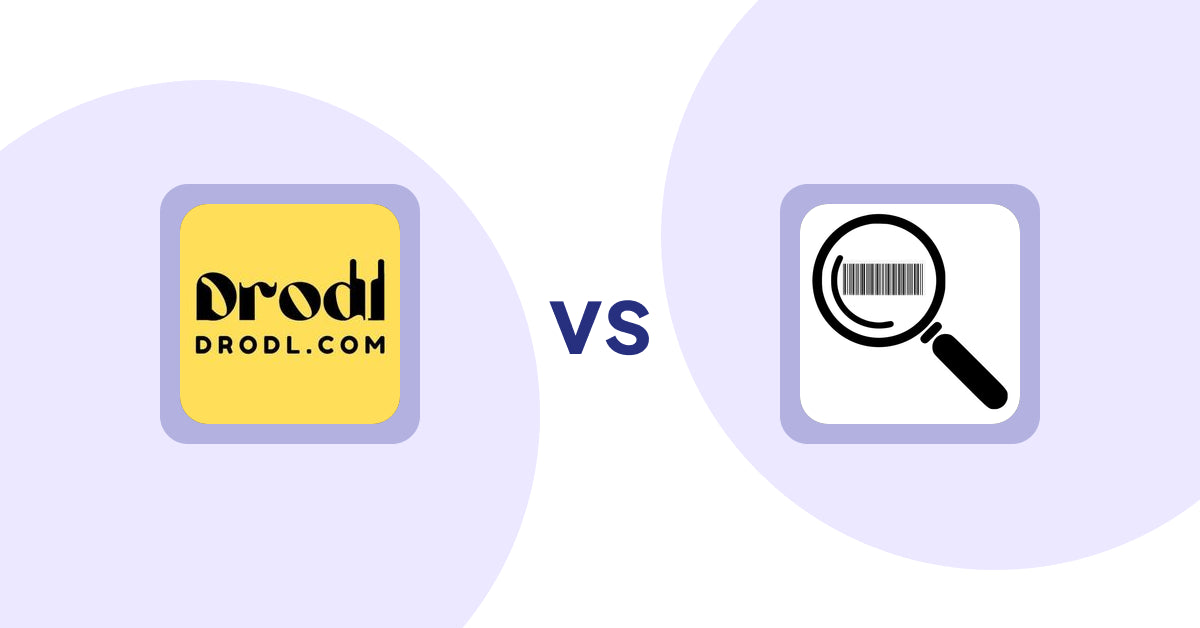 Shopify Product Display Apps: Drodl: Hide SoldOut Products vs ScanZ ‑ Find and Import Easy