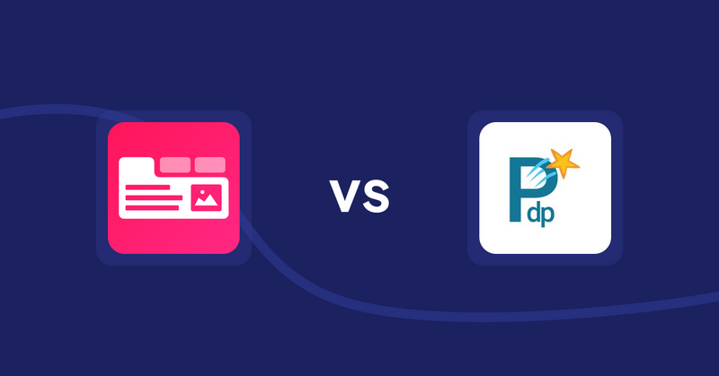 Shopify Product Display Apps: Tabs+ Product Descriptions vs PDP Star