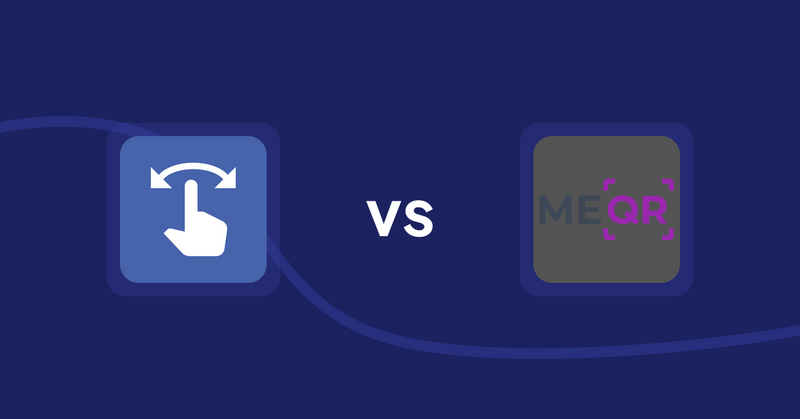 Shopify Product Display Apps: HypeSwipe: Swipes to Sales vs ME‑QR