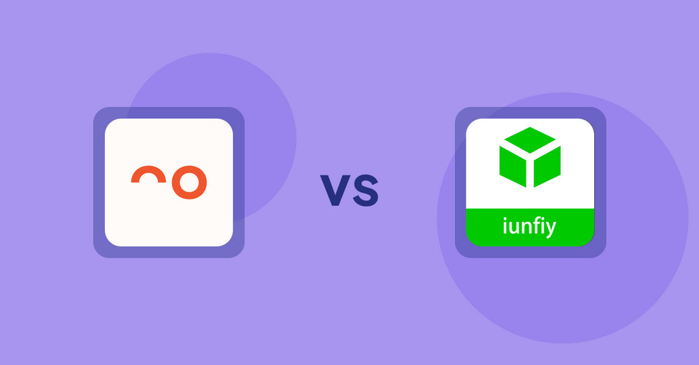 Shopify Product Display Apps: soona ‑ Content For Commerce vs. iunfiy • Related Products