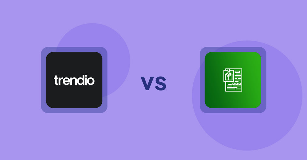 Shopify Product Display Apps: Trendio vs. OC Product Size Chart