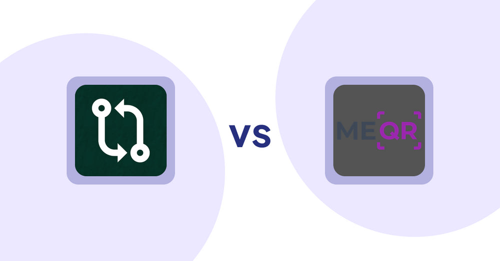 Shopify Product Display Apps: Compareder ‑ Product Compare vs ME‑QR