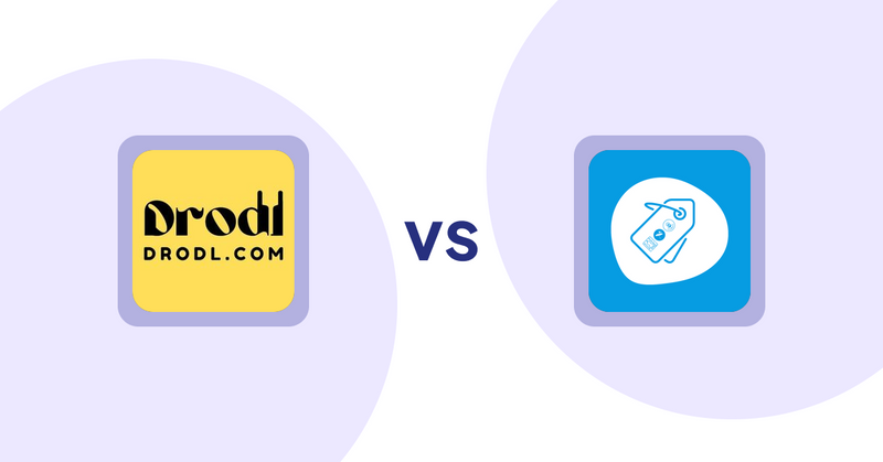 Shopify Product Display Apps: Drodl: Hide SoldOut Products vs Extendons Product Tag Images