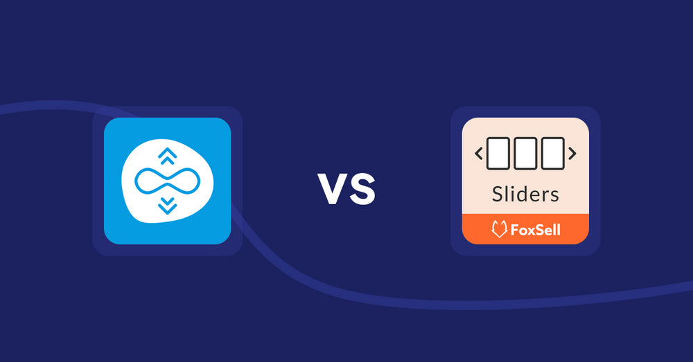 Shopify Product Display Apps: Scroll Freely: Infinite Scroll vs FoxSell Slider & Carousel