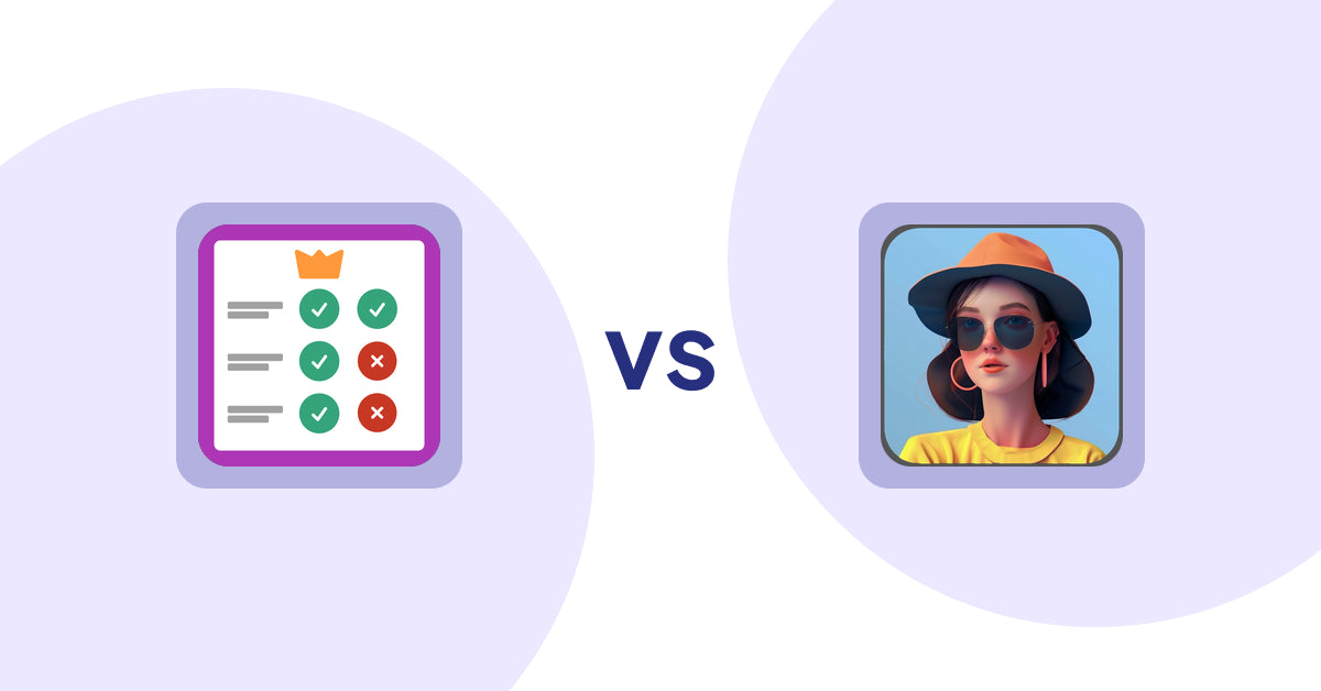 Shopify Product Display Apps: Pretty Comparison Tables vs Fit it