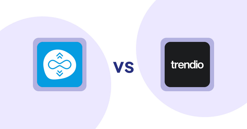 Shopify Product Display Apps: Scroll Freely: Infinite Scroll vs. Trendio