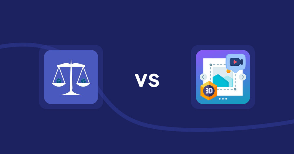 Shopify Product Display Apps: Equate ‑ Product Compare vs ProductSlider Pro