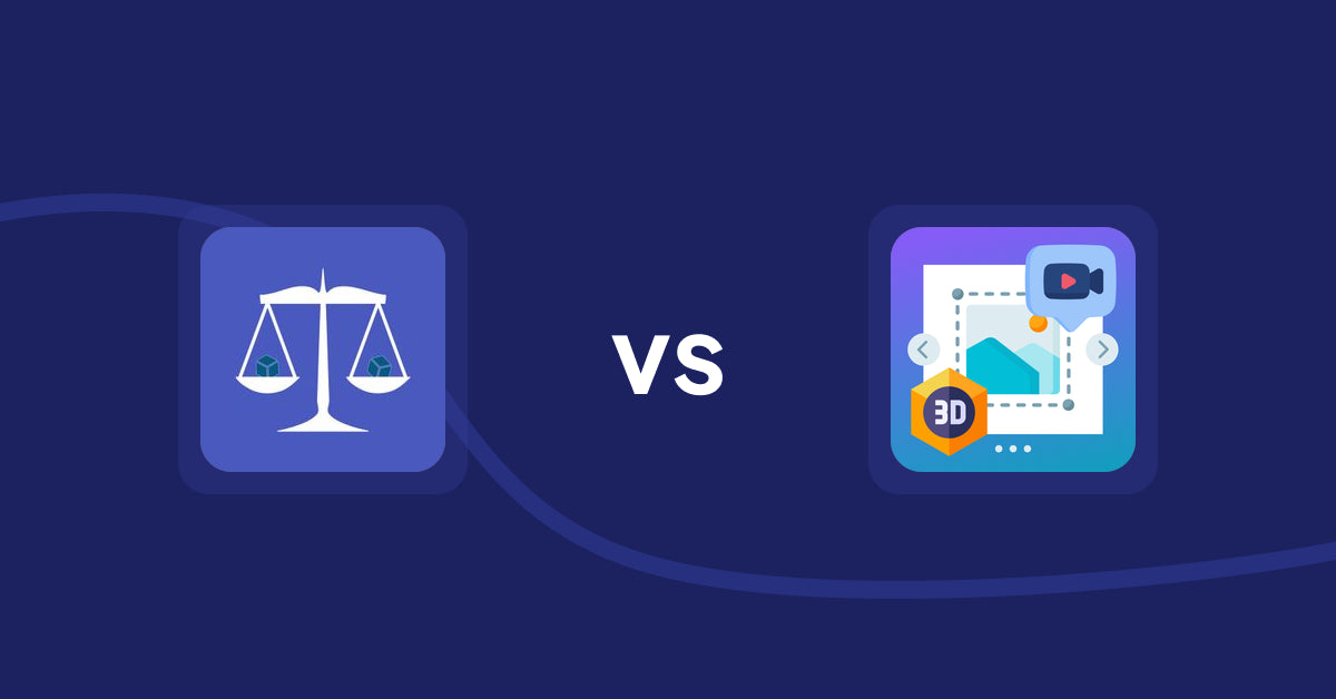 Shopify Product Display Apps: Equate ‑ Product Compare vs ProductSlider Pro