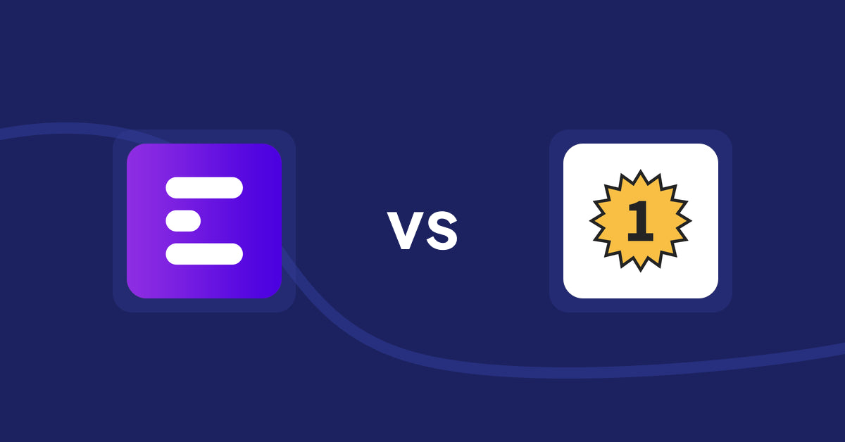 Shopify Product Display Apps: ANG Extra Menu vs. UR: Smart Ranking