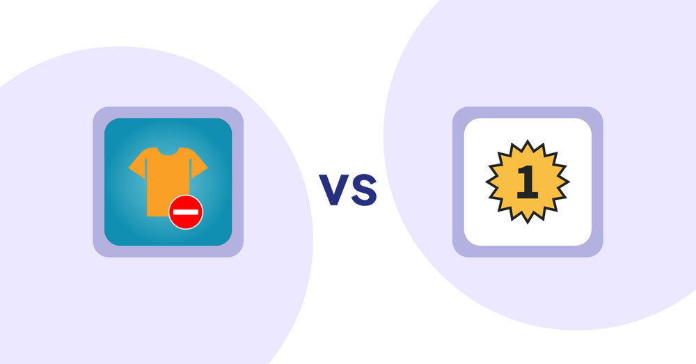 Shopify Product Display Apps: Products Unavailable vs UR: Smart Ranking