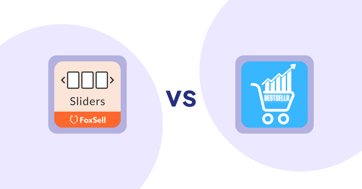 Shopify Product Display Apps: FoxSell Slider & Carousel vs Bestsellr