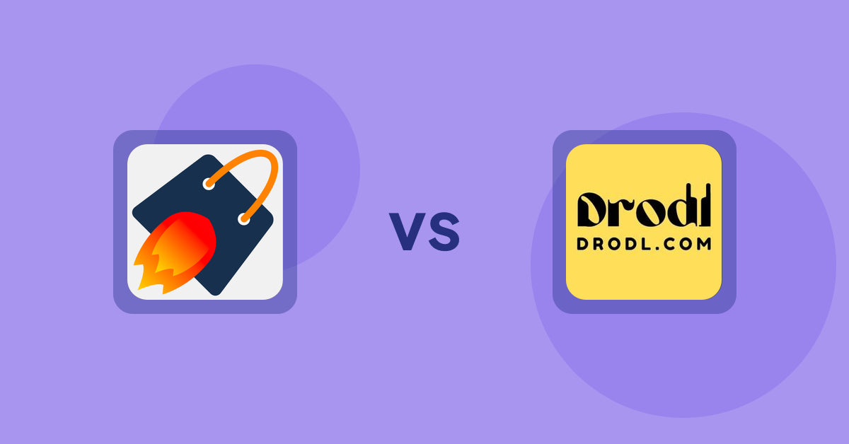 Shopify Product Display Apps: Cross Sell & Upsell Pro vs Drodl: Hide SoldOut Products