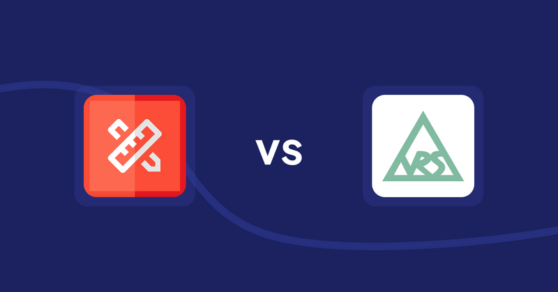Shopify Product Display Apps: RT: Size Chart, Size Guide vs VRSHOPii