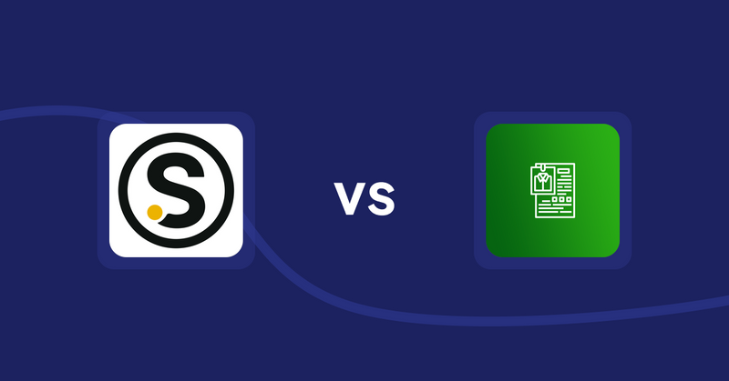 Shopify Product Display Apps: seedtrace Transparency App vs. OC Product Size Chart