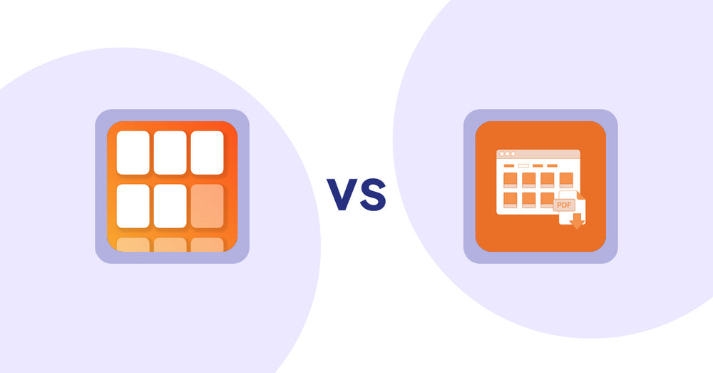 Shopify Product Display Apps: Scroll Bee ‑ Infinite Scroll vs Meetanshi PDF Product Catalog