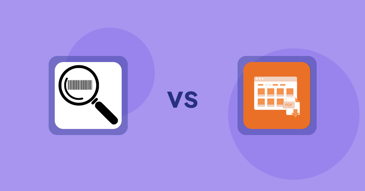 Shopify Product Display Apps: ScanZ ‑ Find and Import Easy vs Meetanshi PDF Product Catalog